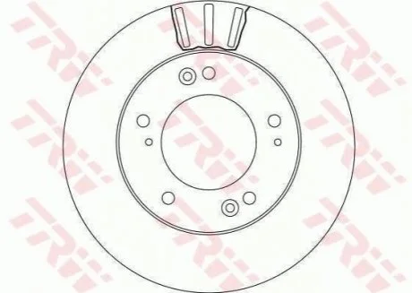 Диск гальмівний TRW DF4172
