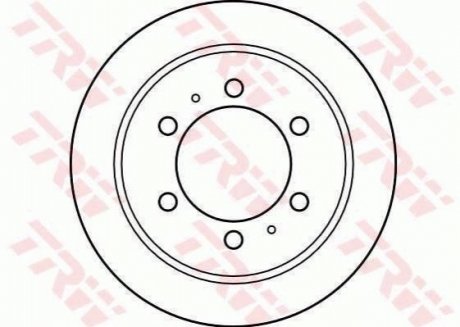 Диск гальмівний TRW DF4133