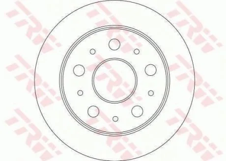 Диск гальмівний TRW DF4245