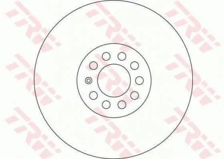 Диск гальмівний TRW DF4064