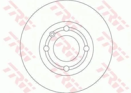 Диск гальмівний TRW DF4062