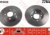 Диск тормозной FORD FIESTA, FOCUS, MAZDA 2, передн., вент. (пр-во) TRW DF4036 (фото 3)