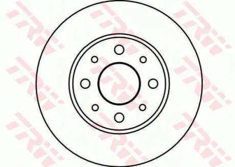 Диск гальмівний TRW DF4037