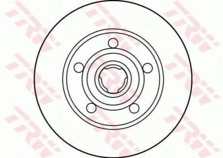 Диск гальмівний TRW DF2771