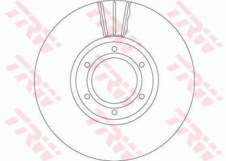 Диск гальмівний TRW DF4111