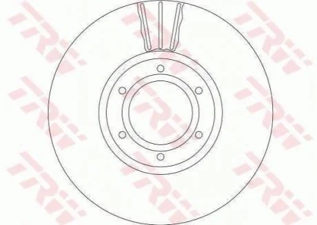 Диск гальмівний TRW DF4111