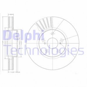 Диск гальмівний Delphi BG3189