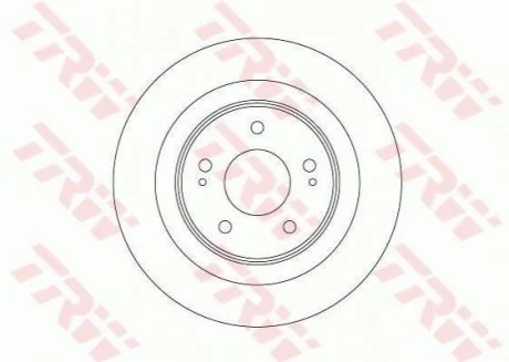 Диск гальмівний TRW DF6598