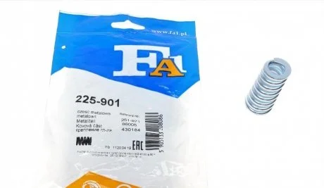 Пружина кріплення труби вихлопної Fischer Automotive One (FA1) 225901