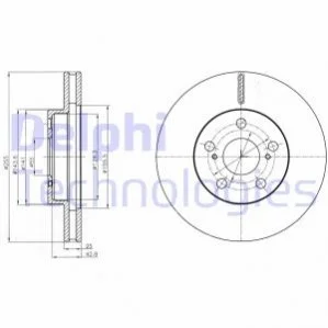Диск гальмівний DELPHI BG4290