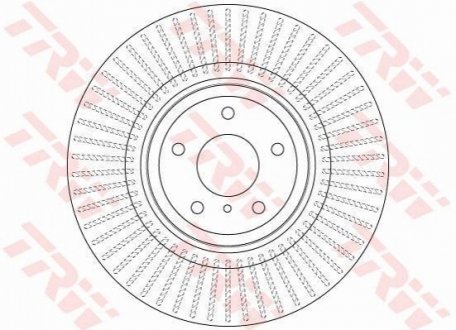 Диск гальмівний TRW DF6498S