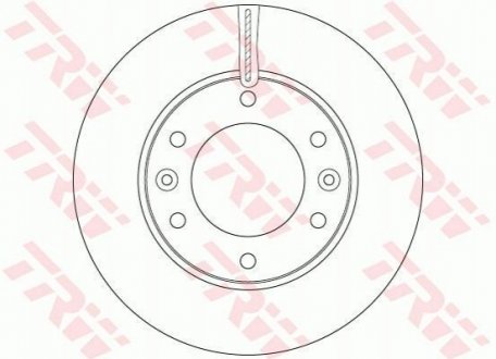 Диск гальмівний TRW DF6446