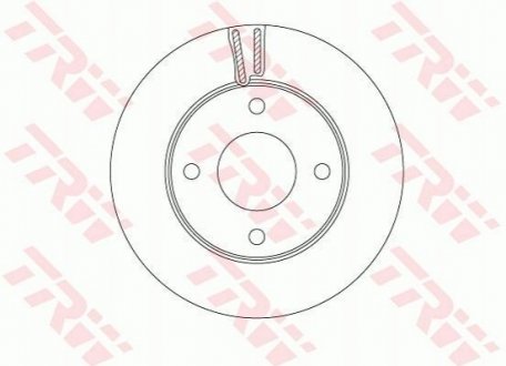 Диск гальмівний TRW DF6417