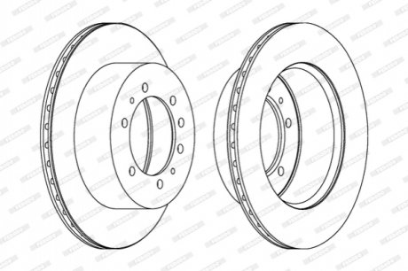 Диск гальмівний FERODO DDF9761