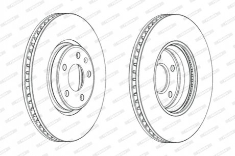 Диск гальмівний FERODO DDF1996C1