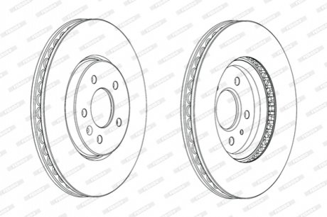 Диск гальмівний FERODO DDF2191C1