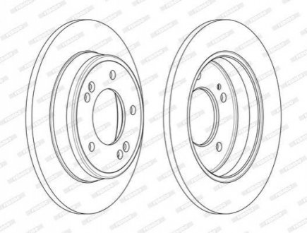 Диск гальмівний FERODO DDF2193C