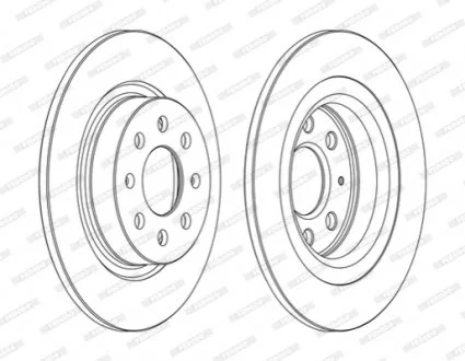 Диск гальмівний FERODO DDF1299C