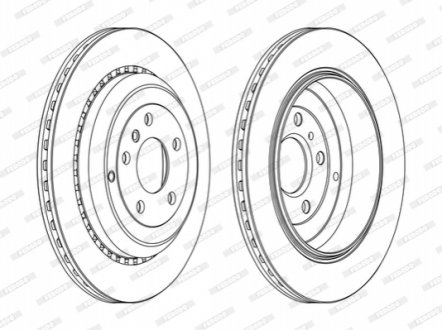 Диск гальмівний FERODO DDF1531C