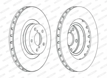 Диск гальмівний FERODO DDF1175C