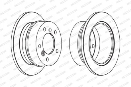Диск гальмівний FERODO FCR230A