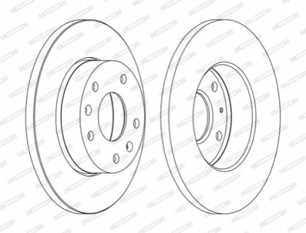 Диск гальмівний FERODO DDF1100C