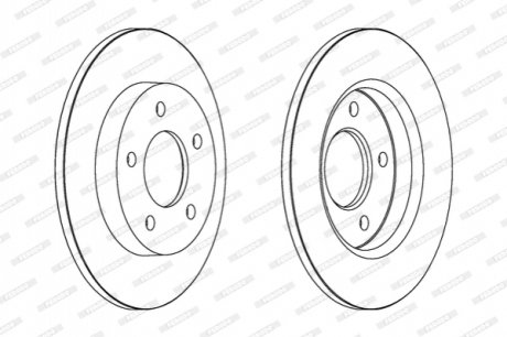 Диск гальмівний FERODO DDF1420C