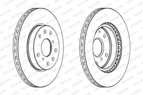 Диск гальмівний FERODO DDF1620C