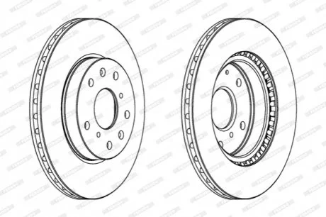 Диск гальмівний FERODO DDF1620C