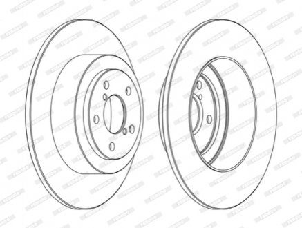 Диск гальмівний FERODO DDF1647C