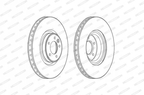 Диск гальмівний FERODO DDF2601C1