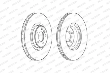 Диск гальмівний FERODO DDF2601C1