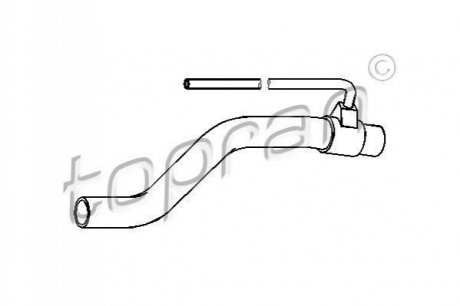 Шланг металевий сист. охолодж. TOPRAN / HANS PRIES 111978