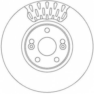 Гальмівний диск JURID 562150JC