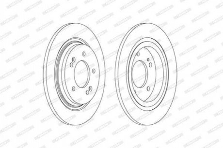 Диск гальмівний FERODO DDF2604C