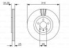 Гальмівний диск BOSCH 0986479642 (фото 1)