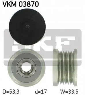 Шків генератора SKF VKM03870