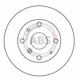 Гальмівний диск A.B.S. 15943