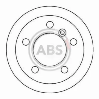 Гальмівний диск A.B.S. 16454