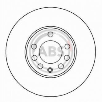 Гальмівний диск A.B.S. 16486