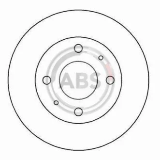 Гальмівний диск A.B.S. 16635