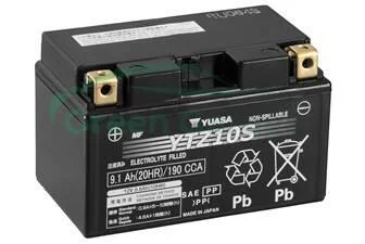 МОТО Yuasa 12V 9,1Ah High Performance MF VRLA Battery (GEL) YUASA YTZ10S (фото 1)