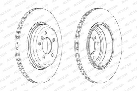 Гальмівний диск FERODO DDF2154C1
