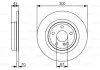 Диск гальмівний BOSCH 0986479A38 (фото 1)