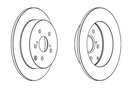 Гальмівний диск JURID 562415JC