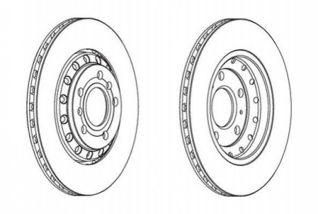 Гальмівний диск JURID 562518JC