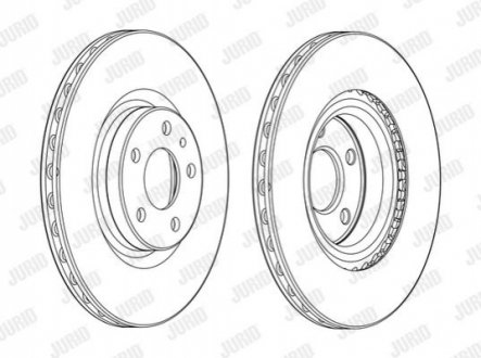 Гальмівний диск JURID 562988JC