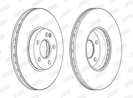 Гальмівний диск JURID 562989JC1