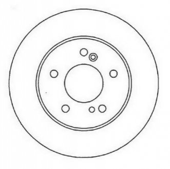Гальмівний диск JURID 562014JC