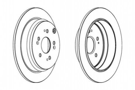 Гальмівний диск JURID 562888JC1